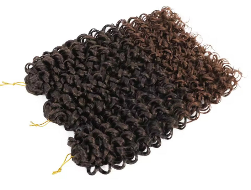 Pelo crochet rizado marcado