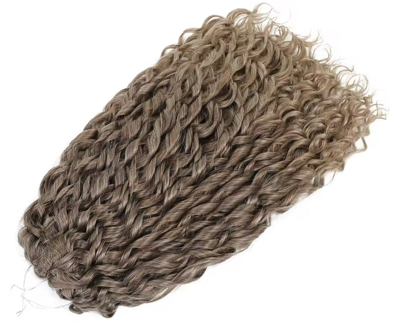 Pelo rizado de crochet