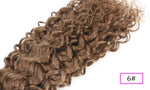 Extensiones de cortina naturales rizadas