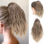 Coleta corta de pelo fibra orgánica con clip resistente al calor
