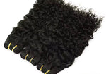 Extensiones de cortina naturales rizadas