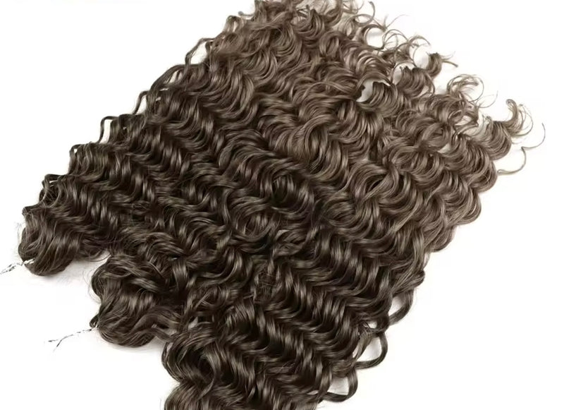 Pelo rizado de crochet