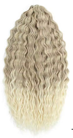 Pelo rizado de crochet