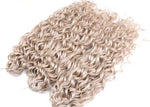 Pelo rizado de crochet