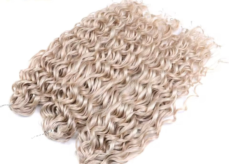 Pelo rizado de crochet