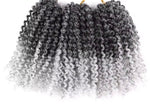 Pelo crochet corto afro rizado