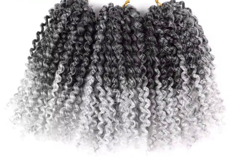 Pelo crochet corto afro rizado