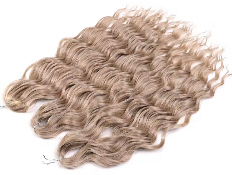 Pelo crochet  ondulado largo
