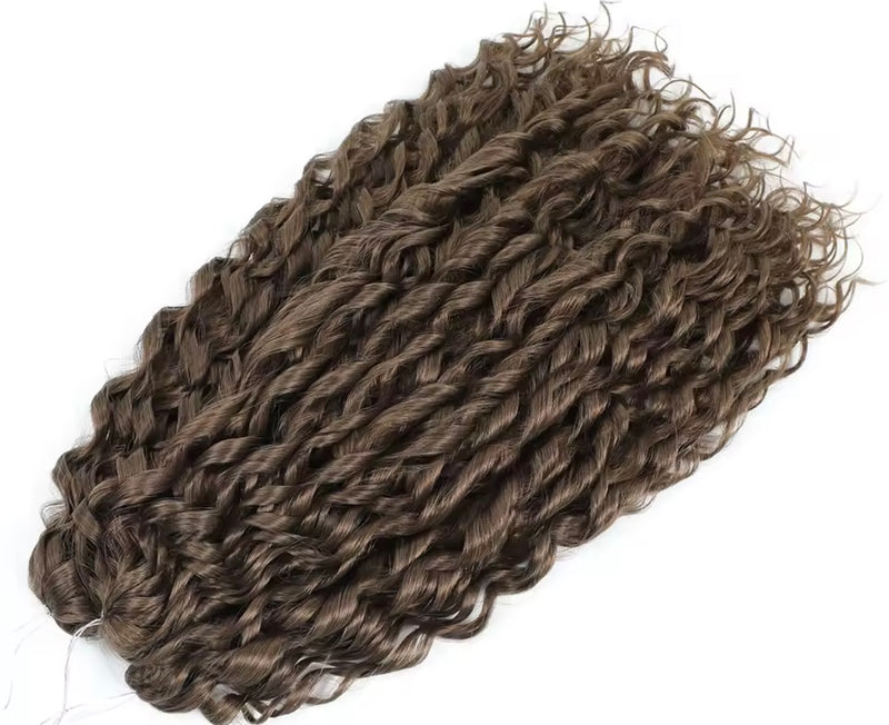 Pelo rizado de crochet