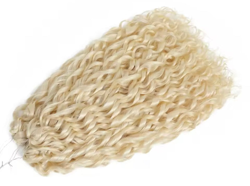 Pelo rizado de crochet