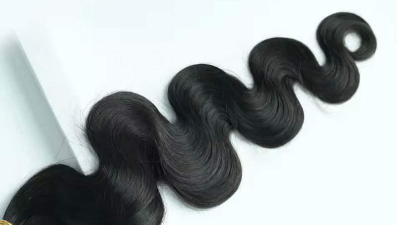 Extensiones de cortina naturales onduladas