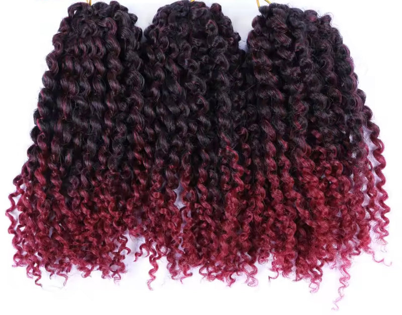 Pelo crochet corto afro rizado