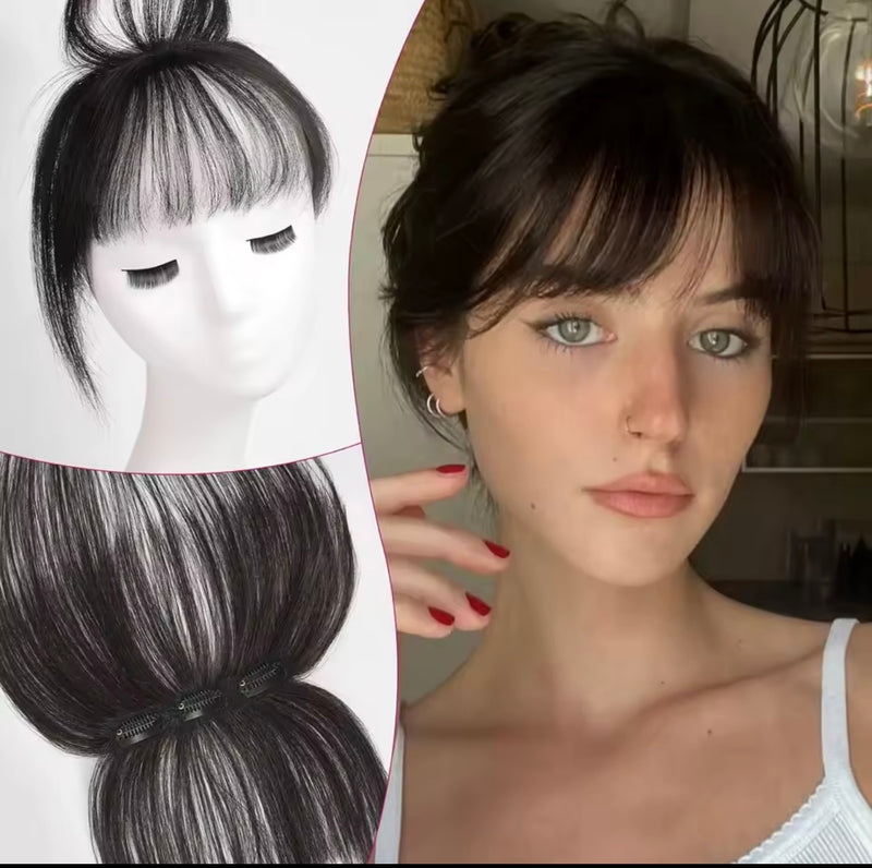 Flequillo de pelo natural