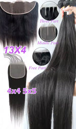 OFERTA Conjunto pelo liso + closures/frontales