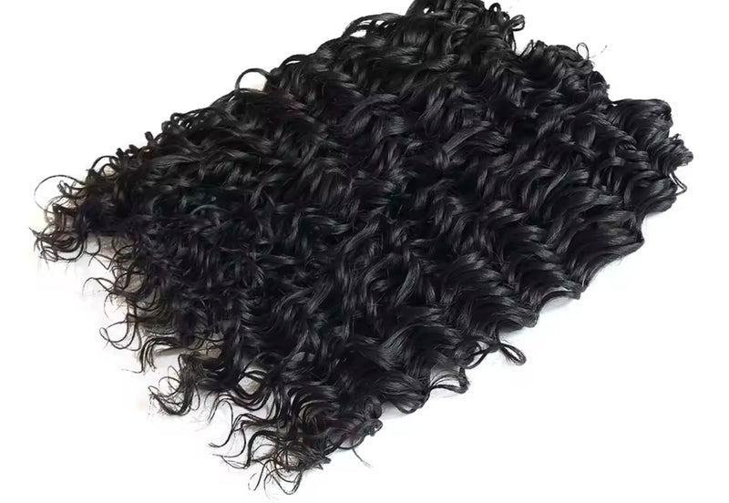 Pelo rizado de crochet
