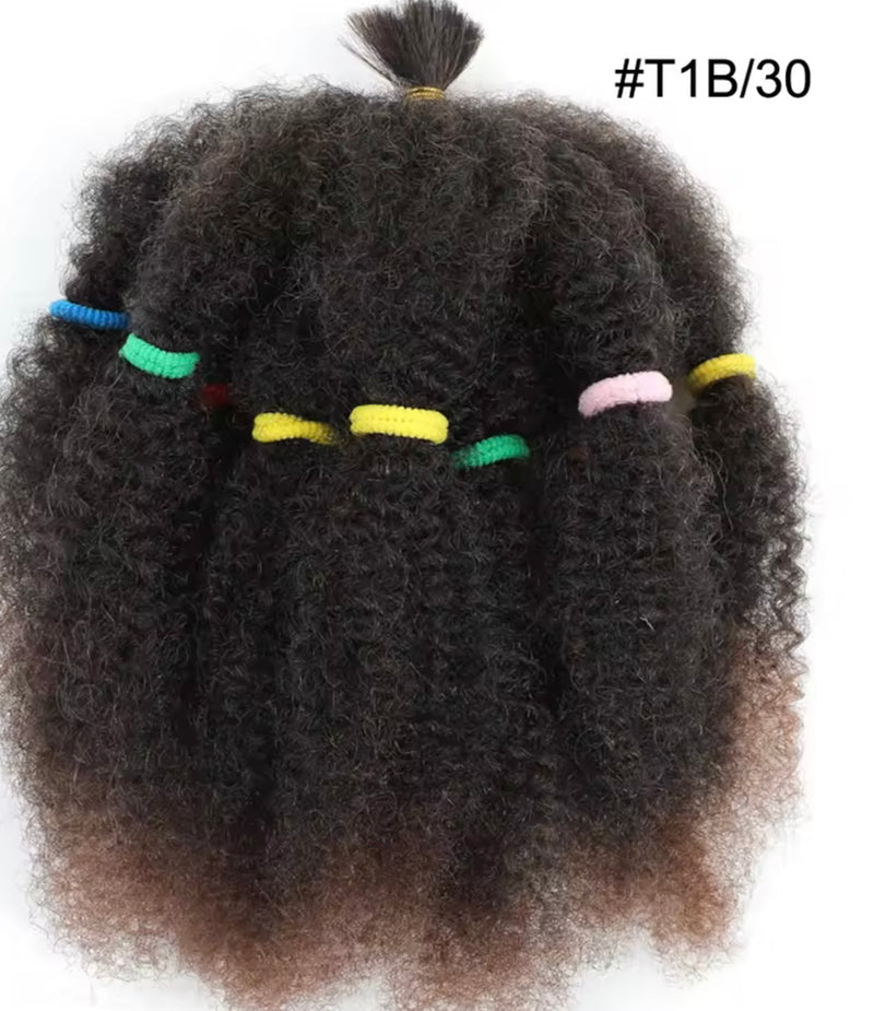 Pelo crochet rizado afro