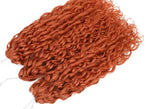 Pelo rizado de crochet