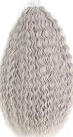 Pelo rizado de crochet