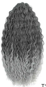 Pelo rizado de crochet
