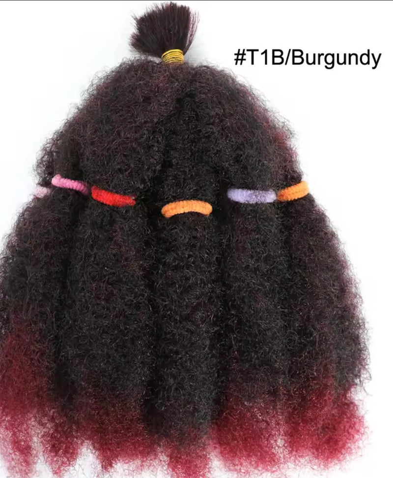 Pelo crochet rizado afro