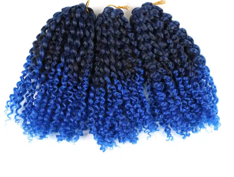 Pelo crochet corto afro rizado