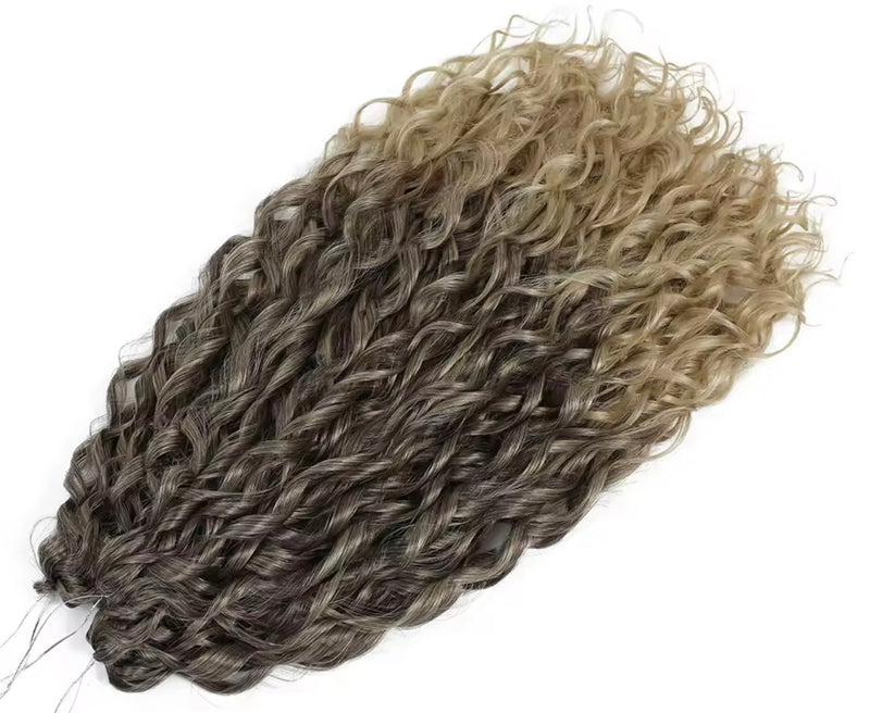 Pelo rizado de crochet