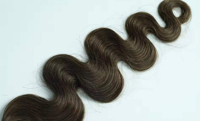 Extensiones de cortina naturales onduladas