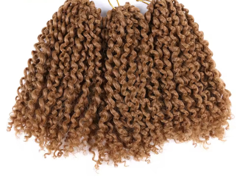 Pelo crochet corto afro rizado