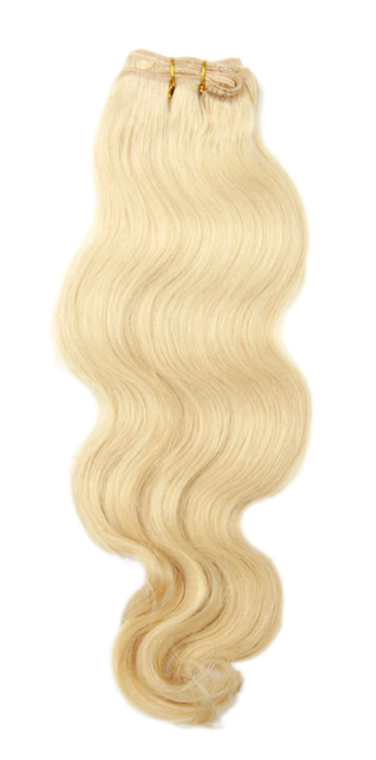 Pelo natural virgen sin procesar rubio de origen indio
