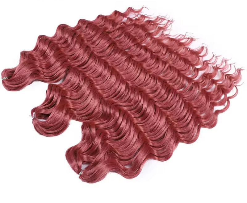 Pelo crochet  ondulado largo