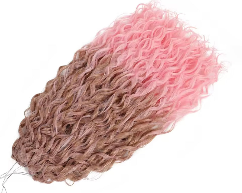 Pelo rizado de crochet