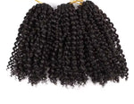 Pelo crochet corto afro rizado