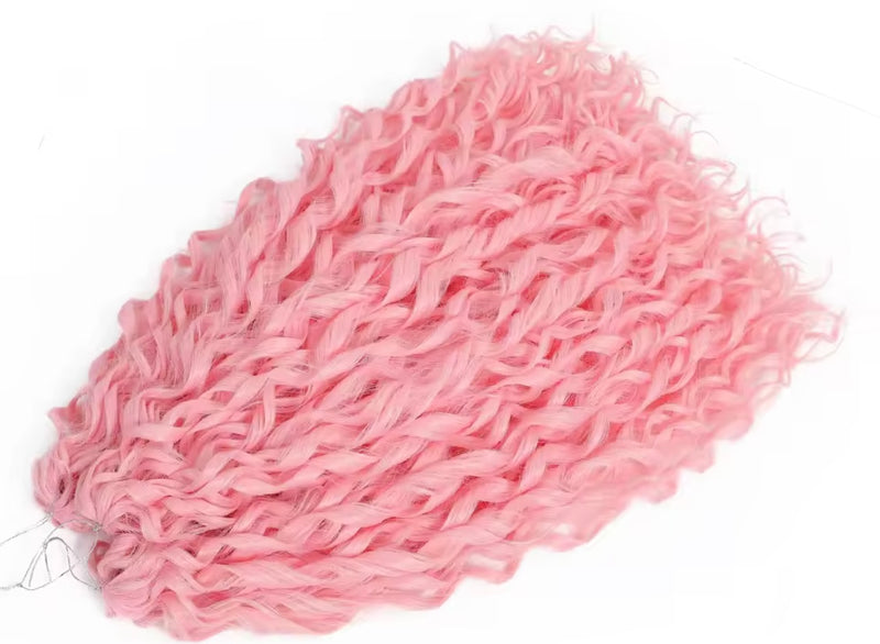Pelo rizado de crochet