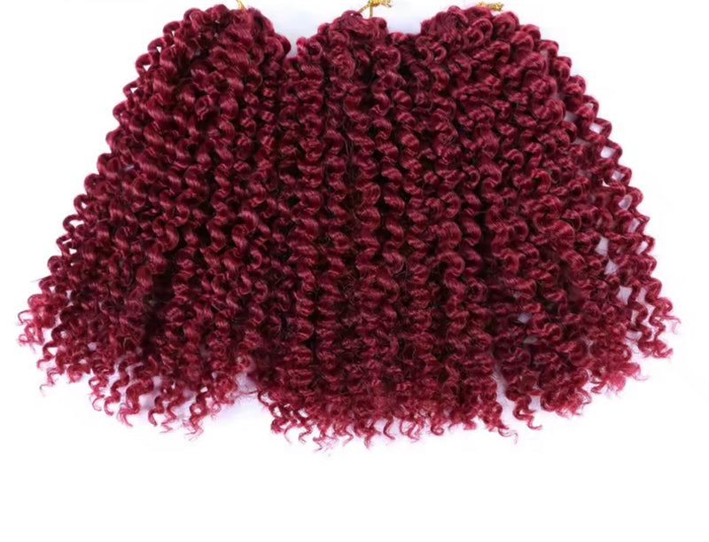 Pelo crochet corto afro rizado