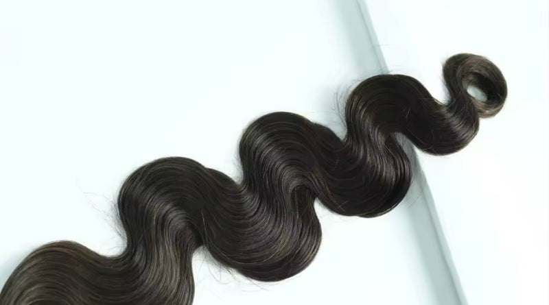 Extensiones de cortina naturales onduladas