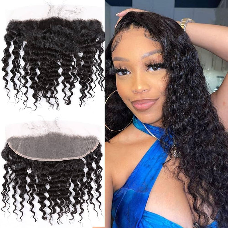 Closure/frontal HD real invisible natural rizada