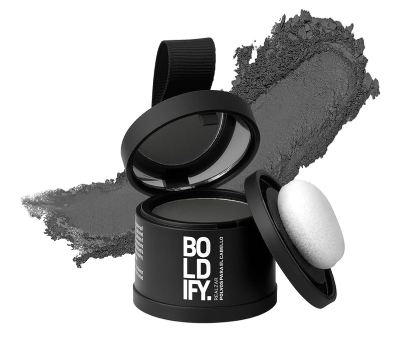 Polvo retocador de raíces , cubre canas mujer y hombres