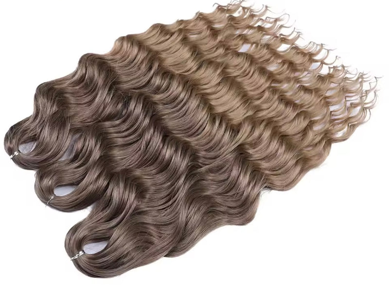 Pelo crochet  ondulado largo