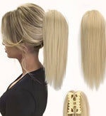 Coleta corta de pelo fibra orgánica con clip resistente al calor