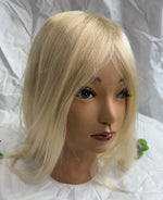 TUPE MUJER, pelo 100% natural remy, color #1001