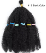 Pelo crochet rizado afro