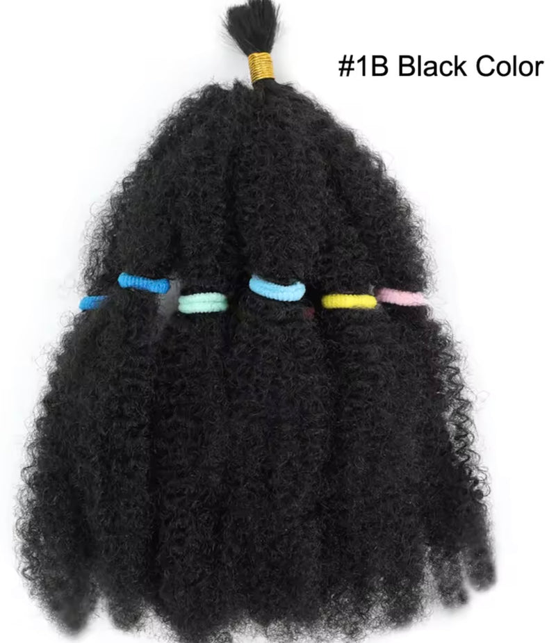 Pelo crochet rizado afro