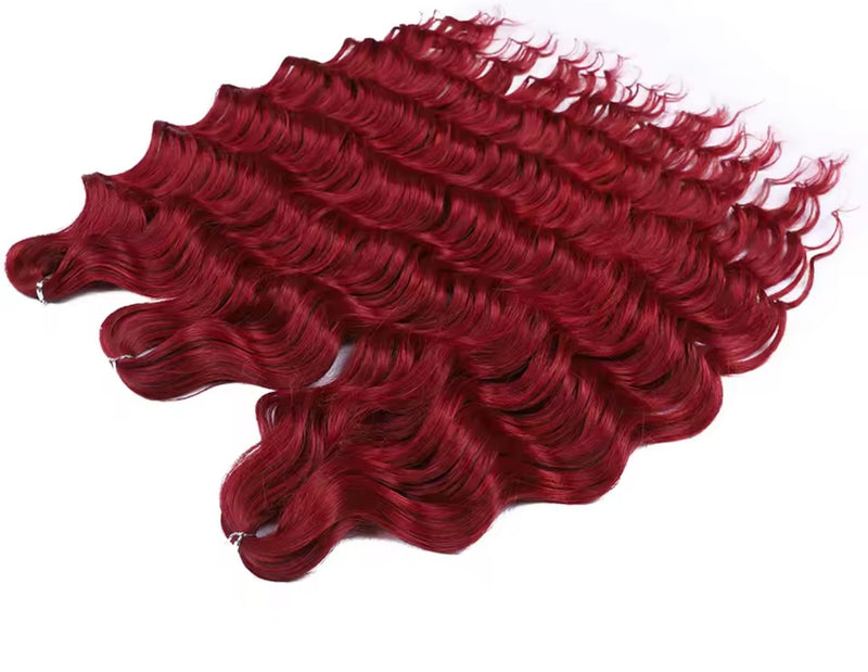 Pelo crochet  ondulado largo