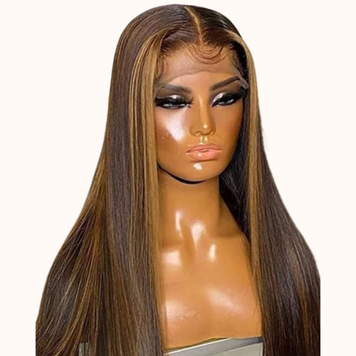 Peluca natural HD real balayage