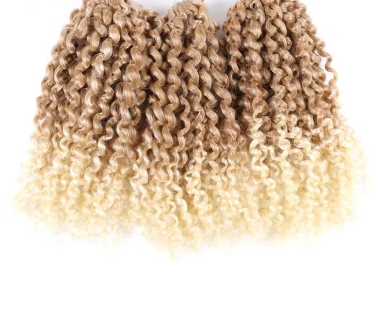 Pelo crochet corto afro rizado