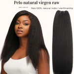 Pelo natural virgen afro