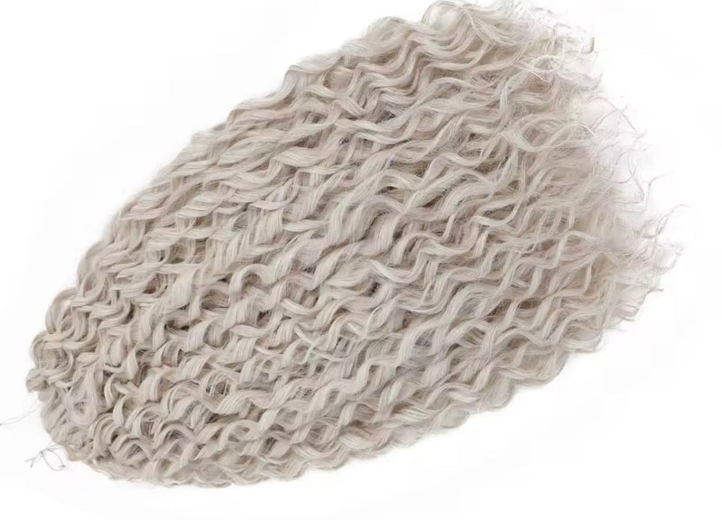 Pelo rizado de crochet