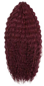 Pelo rizado de crochet