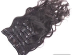 Extensiones de clip onduladas de pelo natural
