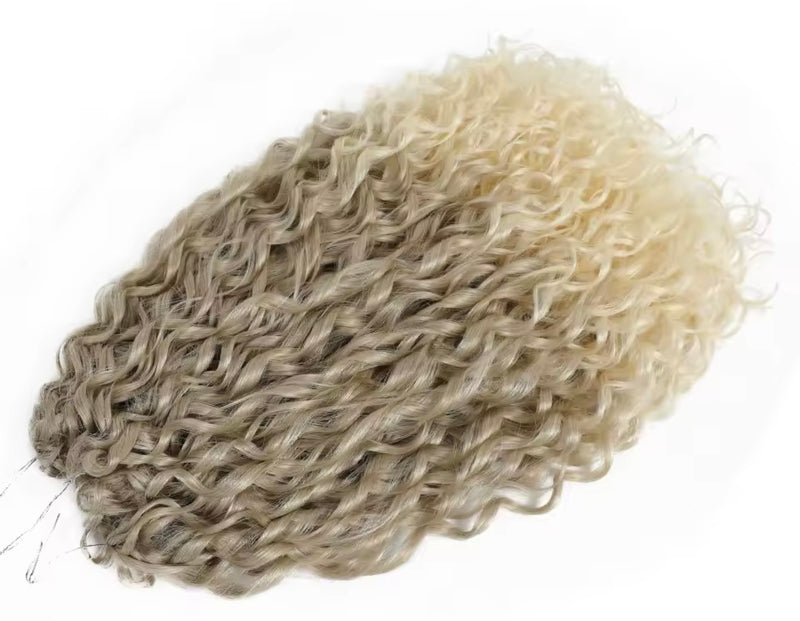 Pelo rizado de crochet